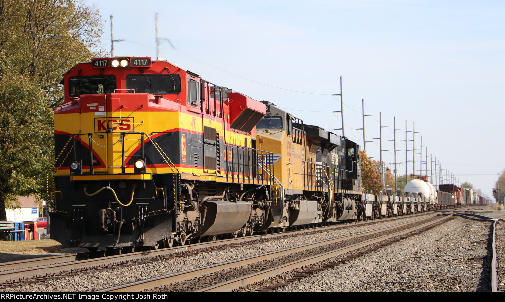 KCS 4117, UP 6333 & NS 7612